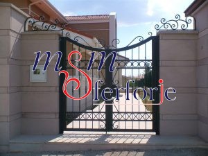 037 FERFORJE KANATLI BAHÇE GİRİŞ KAPISI